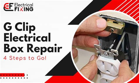 g clip electrical box repair lowes|box doctor repair clips.